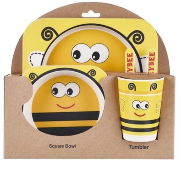 Other - Bamboo Ware Kids Bumble Bee Dinner Set